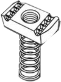 Strut Long Spring Channel Nut