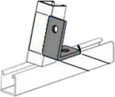 Angle Brackets 45&deg;